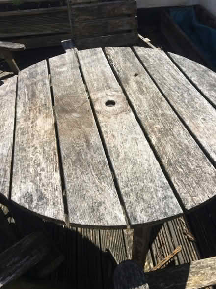 Photo of free Wooden garden furniture (upcycle) (Altrincham 2DP) #2