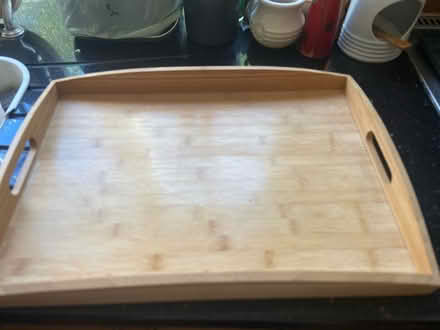Photo of free Wooden serving tray (BT10) #1
