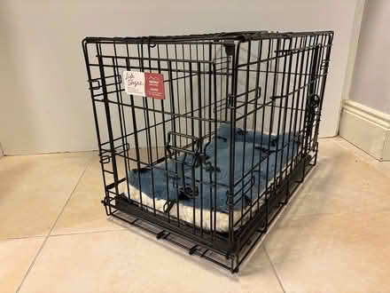 Photo of free 22-Inch Dog Crate & Cover (Kinsale) #1