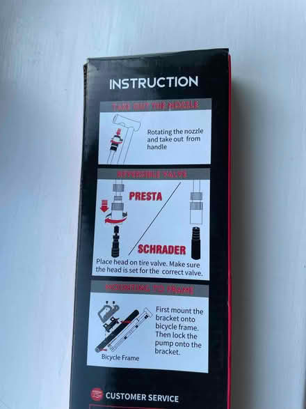 Photo of free Bicycle pump (to attach to bicycle). (New Duston NN5) #2