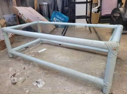 Photo of free Bamboo glass coffee table (Bearsted ME15) #1