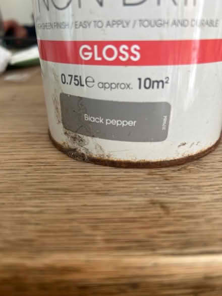 Photo of free Almost a full tin of gloss paint (Little Herberts GL53) #2