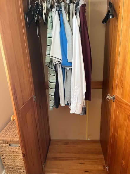 Photo of free 3 door pine wardrobe (Thatcham RG18) #3