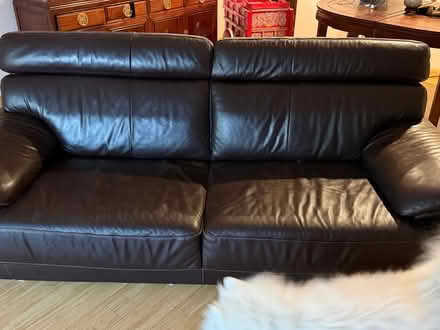 Photo of free 3 pc leather sofa, chair, couch (Lincoln park) #3