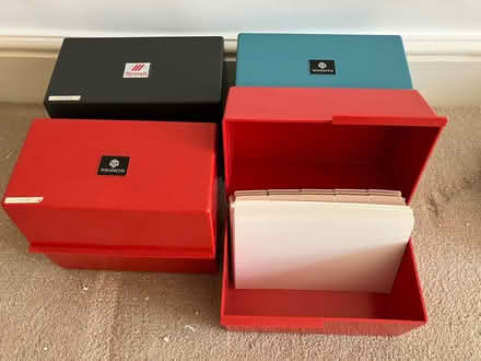 Photo of free Index card boxes (Portchester PO16) #1
