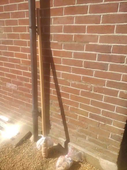 Photo of free Wood curtain pole with rings (Norwich NR7) #1