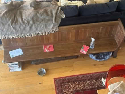 Photo of free Oak Pew (Old alresford) #2