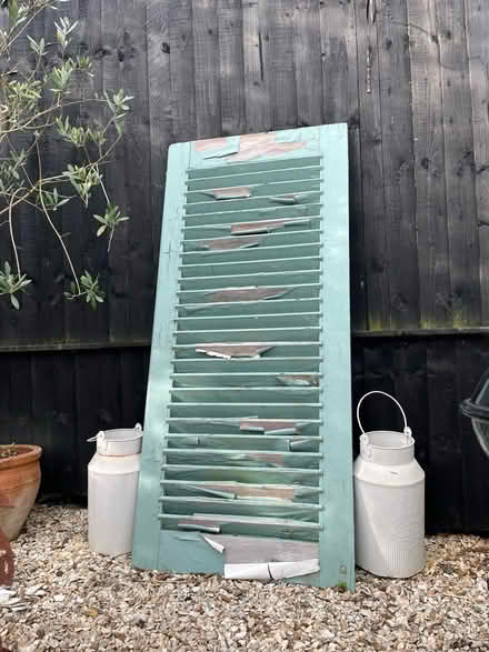 Photo of free Large (extremely heavy) shutter fo upcycling (Wadsley S6) #1