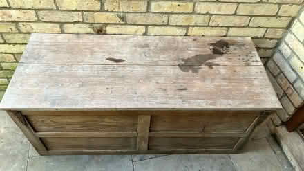 Photo of free Wooden Cheat or Blanket Box (Foxton) #2