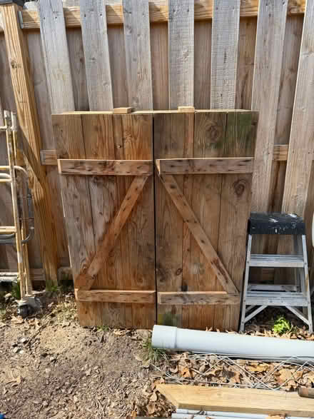Photo of free Rustic wood cabinet (Severna Park) #1