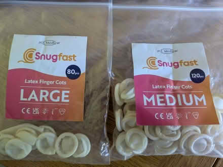 Photo of free latex finger cots (Littleover DE23) #1