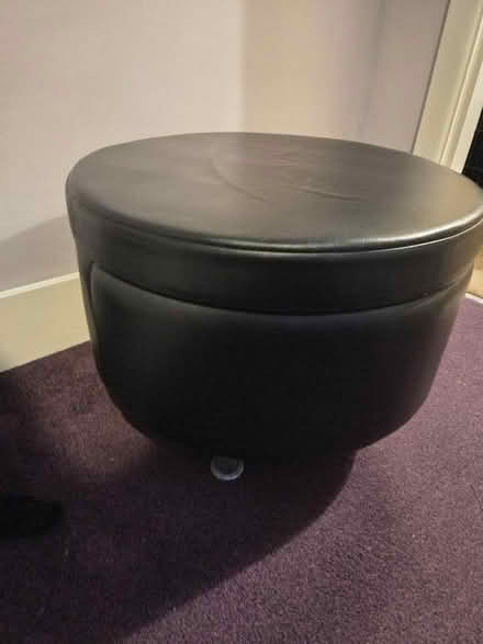 Photo of free Leather poof (Polegate BN26) #1
