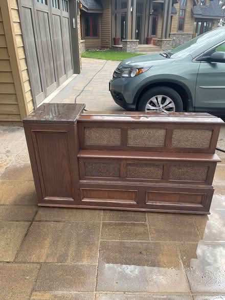 Photo of free custom cabinet w/granite top (orono) #3
