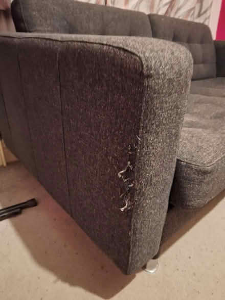 Photo of free Grey sofa (Walkley S6) #1