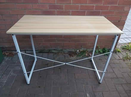 Photo of free Small desk (Beechwood) #1