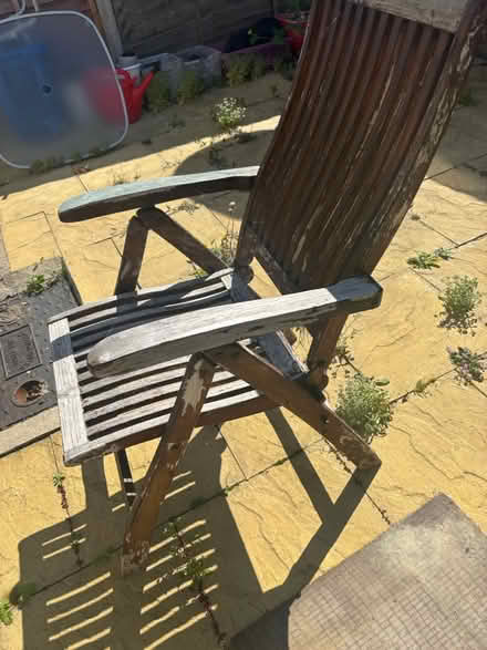 Photo of free Wooden garden chairs (Bexleyheath DA7) #3