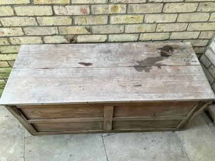 Photo of free Wooden Cheat or Blanket Box (Foxton) #4