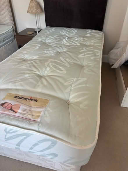 Photo of free Single divan bed and mattresses x 2 (SS1) #4