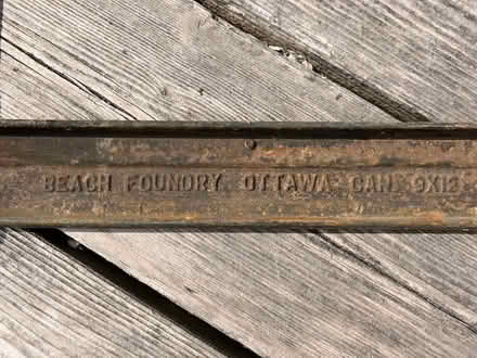 Photo of free old iron wall vent 9x12" (Huron and Wellington) #1