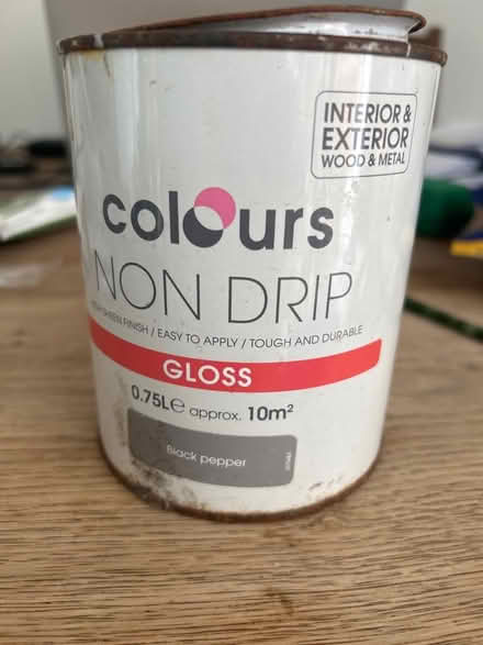 Photo of free Almost a full tin of gloss paint (Little Herberts GL53) #1