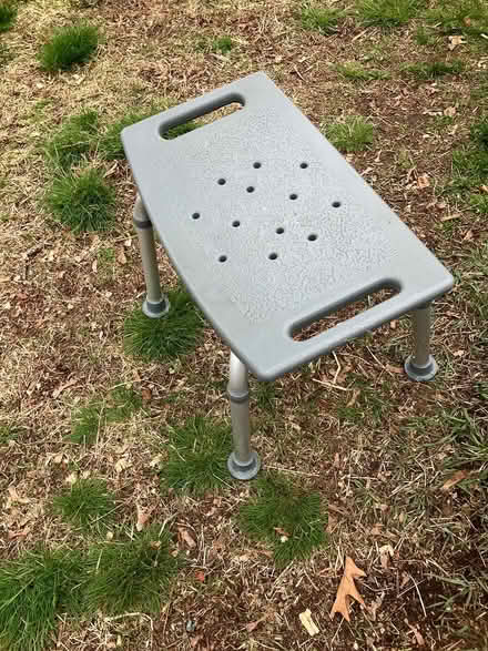 Photo of free Clean adjustable shower/bath chair (Stoughton) #1