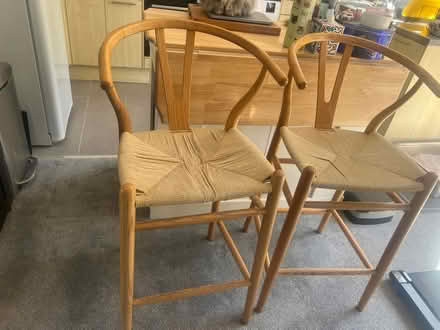 Photo of free Wooden Bar stools (NG3 5FB) #1