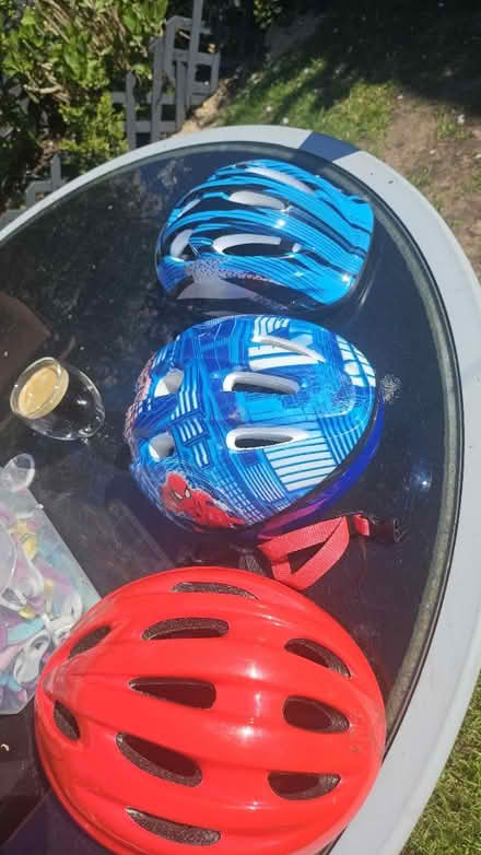 Photo of free 3x bikes helmets (Corstophine EH4) #1