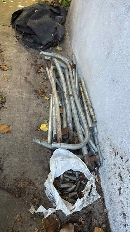 Photo of free Broken trampoline parts (Sherman Oaks) #1