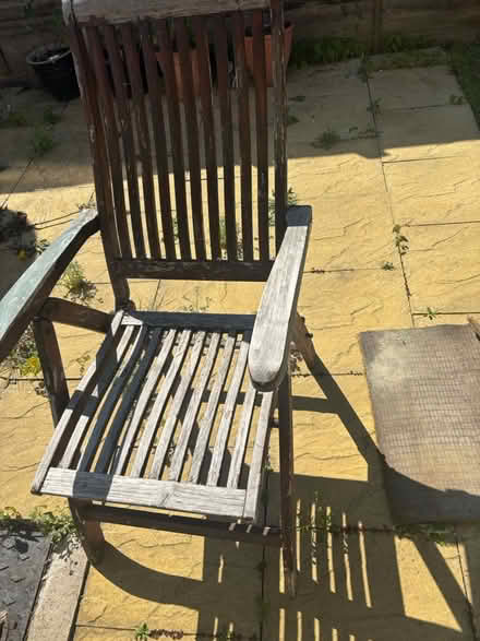 Photo of free Wooden garden chairs (Bexleyheath DA7) #2