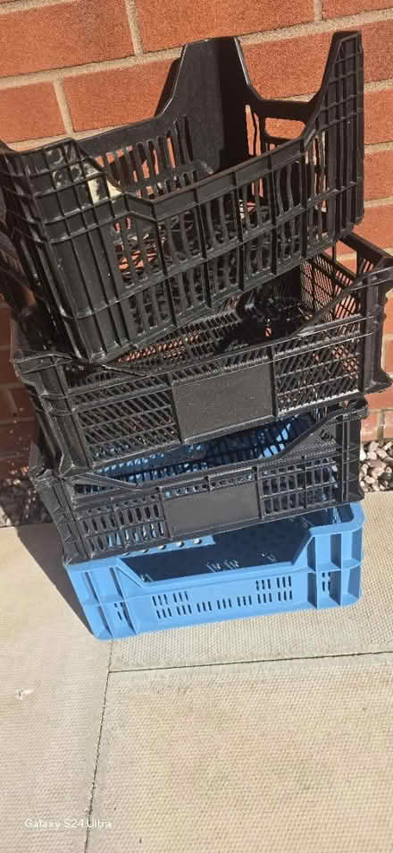 Photo of free 6 plastic crates (DE24) #2