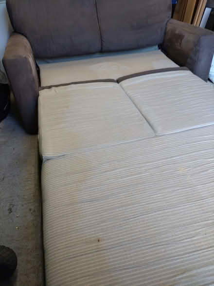 Photo of free John Lewis two seater bed sofa (Willingdon BN20) #3