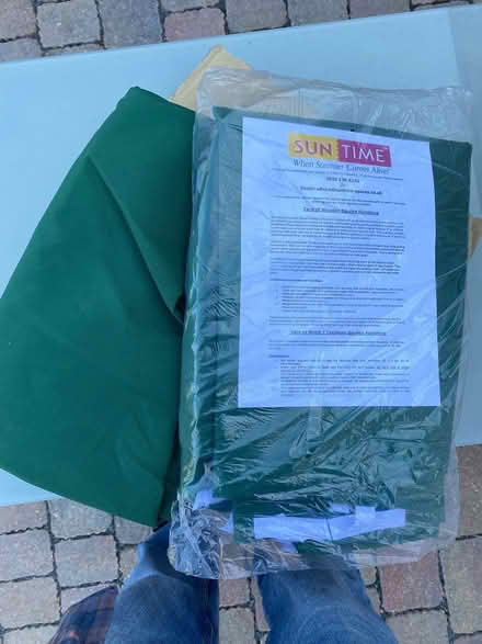 Photo of free Garden Awning curtains x 3 (Dorking) #1