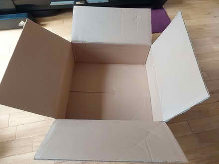 Photo of free Solid cardboard box 57 x 57 x 22 cms (High Heaton NE7) #1