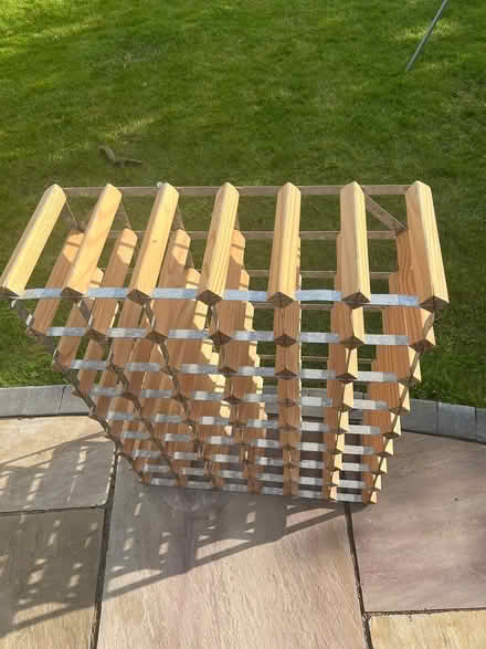 Photo of free 56 bottle wine rack (Charney Bassett OX 12) #1