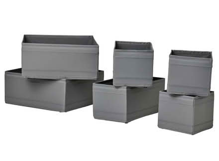 Photo of free Grey/Purple Ikea Skubb boxes (Loughton IG10) #2