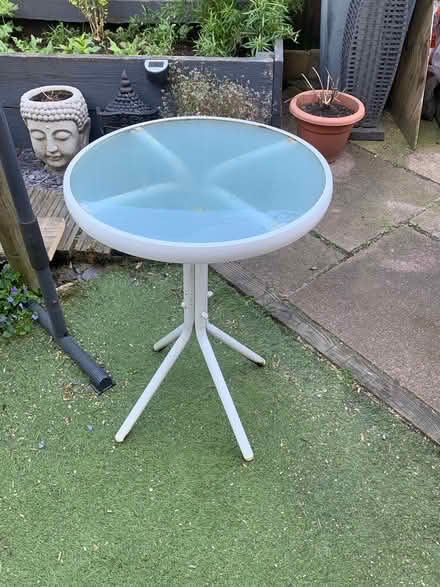 Photo of free Glass top garden table (Penrith CA11) #1