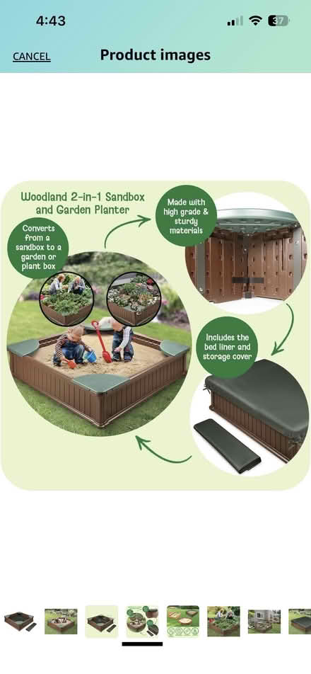 Photo of free Sand box/garden planter (Valley Forge) #1