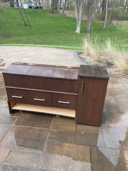 Photo of free custom cabinet w/granite top (orono) #1