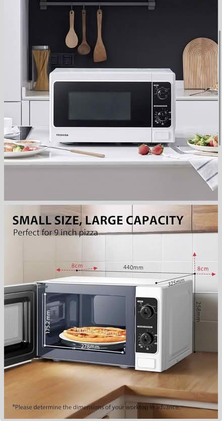 Photo of free Toshiba Microwave MM-MM20P(WH) (Birmingham B5) #3