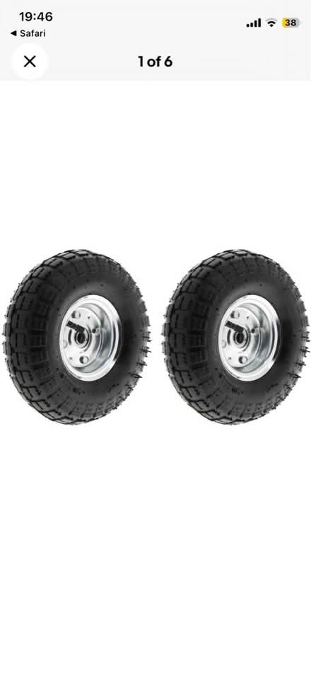 Photo of Wheelbarrow/sack truck wheels (Gloucester) #1