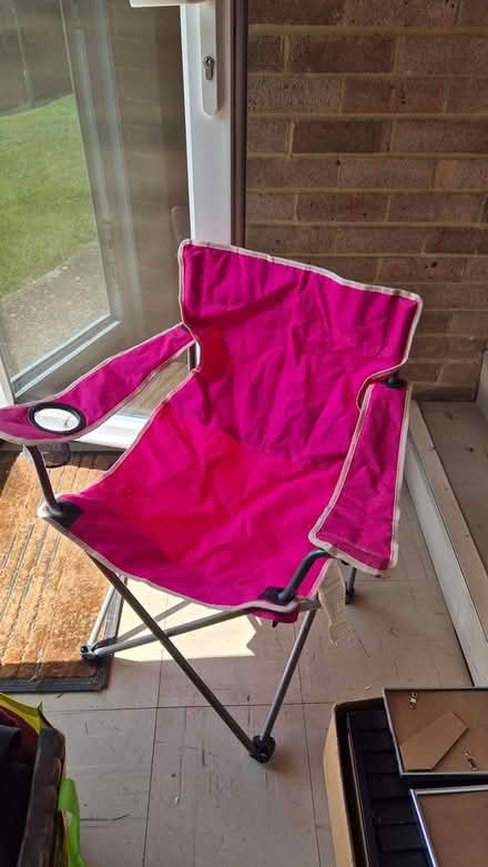 Photo of free Pink camping chair (Winchester) #1