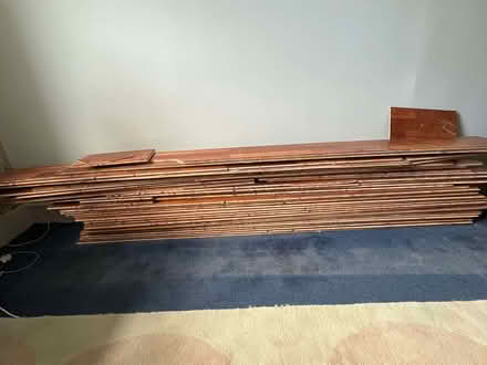 Photo of free Engineered wood flooring - 3 x 2.5m likely merbau (Queen's Park BN2) #4