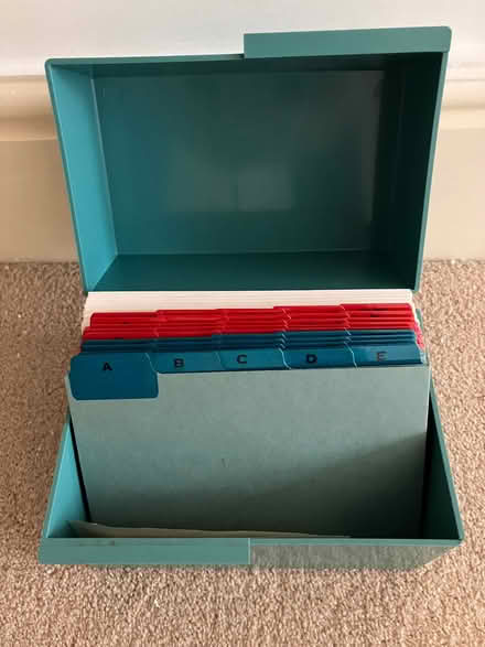 Photo of free Index card boxes (Portchester PO16) #2