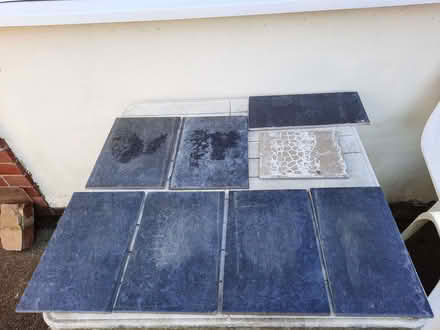 Photo of free Dark grey tile offcuts 30cm long (Stanley Gate L39) #1