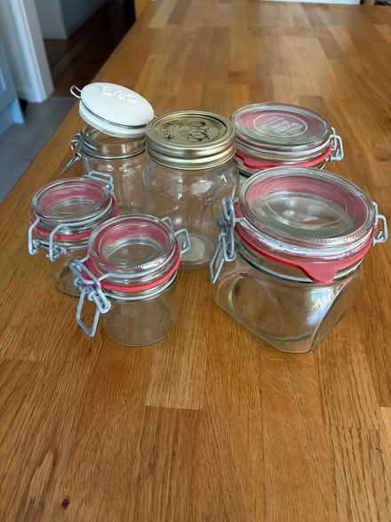 Photo of free 6 preserves jars (Wokingham RG41) #1