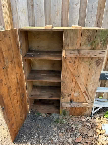 Photo of free Rustic wood cabinet (Severna Park) #2