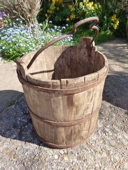 Photo of free wooden bucket (Salvington BN13) #1