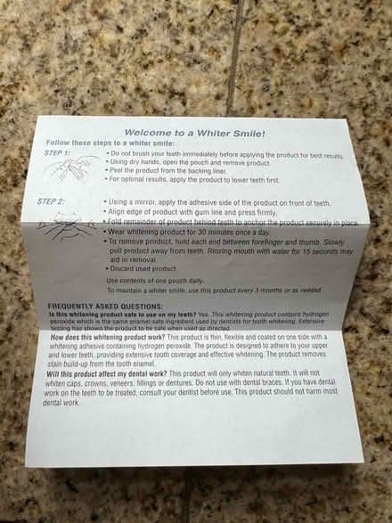 Photo of free Teeth whitening strips (Downtown Martinez) #4