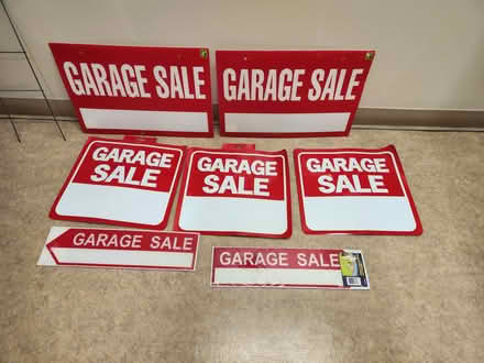 Photo of free Various Garage Sale signs (North York Civic Centre) #1