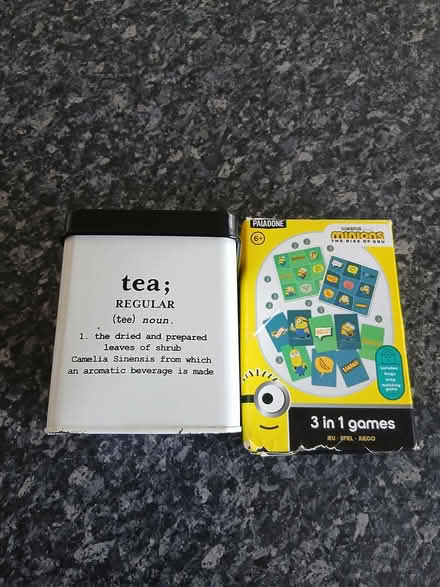 Photo of free Tin and board game (MK41) #1